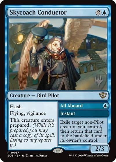 Skycoach Conductor Promo Pack: Secrets of Strixhaven Magic card