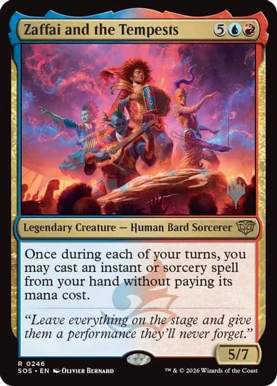 Zaffai and the Tempests Promo Pack: Secrets of Strixhaven Magic card