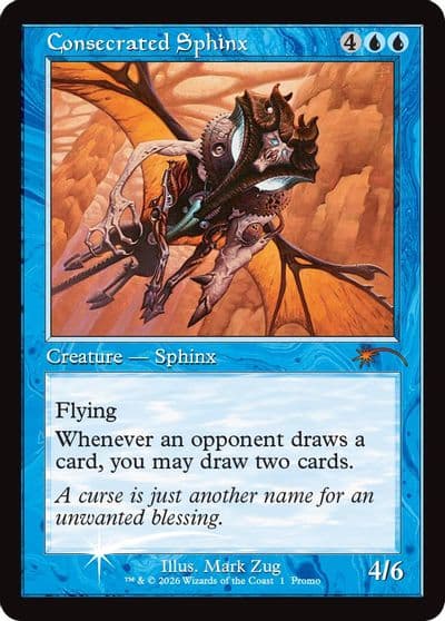 Consecrated Sphinx Retro Frame MagicFest Cards Magic card