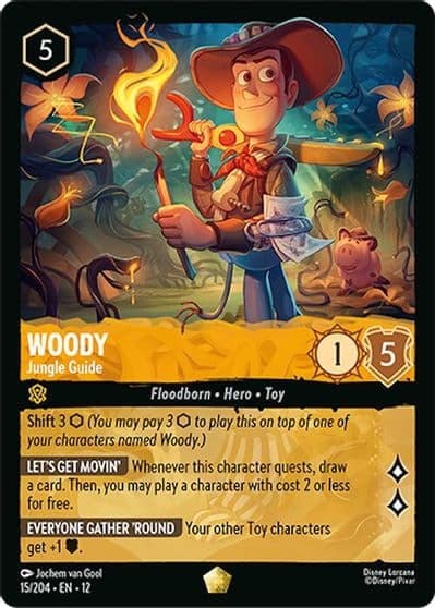 Woody Jungle Guide Wilds Unknown Lorcana card