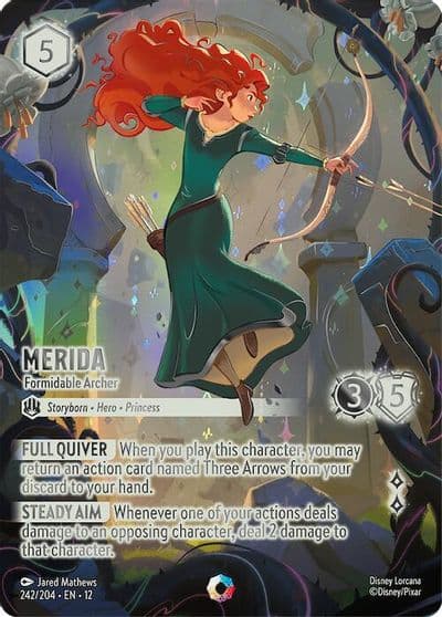 Merida Formidable Archer Iconic Wilds Unknown Lorcana card
