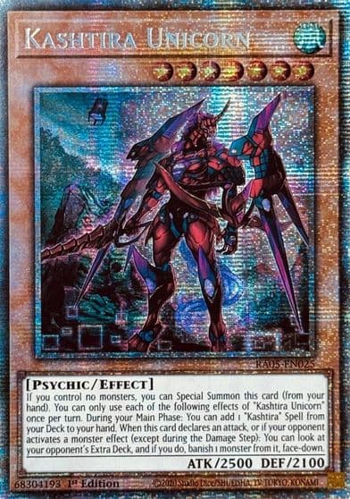 Kashtira Unicorn Starlight Rare Rarity Collection 5 Yu-Gi-Oh! card