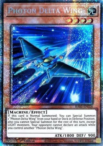 Photon Delta Wing Starlight Rare Rarity Collection 5 Yu-Gi-Oh! card