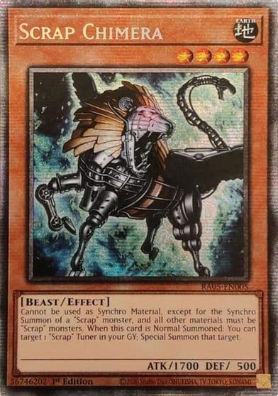 Scrap Chimera Starlight Rare Rarity Collection 5 Yu-Gi-Oh! card