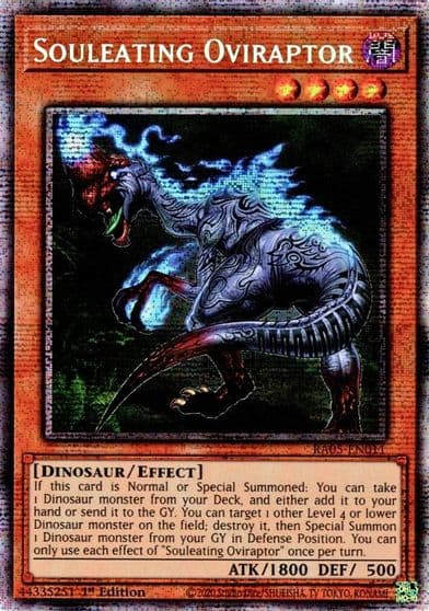 Souleating Oviraptor Starlight Rare Rarity Collection 5 Yu-Gi-Oh! card