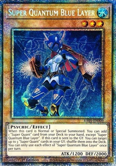 Super Quantum Blue Layer Starlight Rare Rarity Collection 5 Yu-Gi-Oh! card