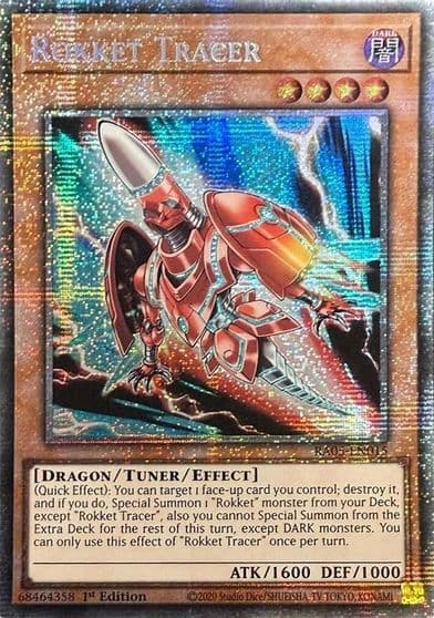 Rokket Tracer Starlight Rare Rarity Collection 5 Yu-Gi-Oh! card