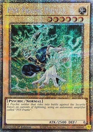 PSY Frame Driver Starlight Rare Rarity Collection 5 Yu-Gi-Oh! card