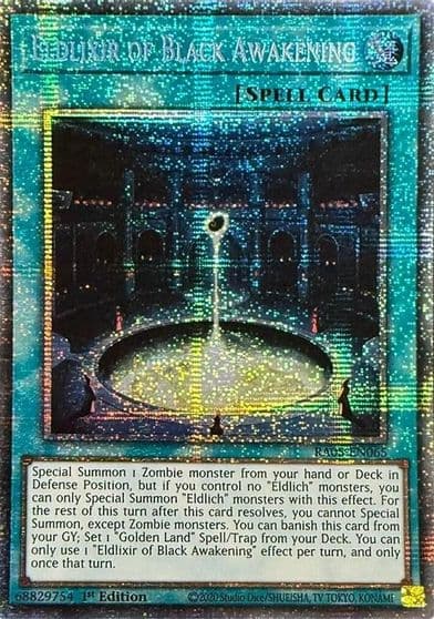 Eldlixir of Black Awakening Starlight Rare Rarity Collection 5 Yu-Gi-Oh! card