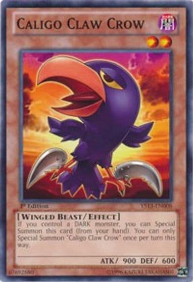 Caligo Claw Crow Super Starter: V for Victory Yu-Gi-Oh! card