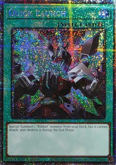 Quick Launch Starlight Rare Rarity Collection 5 Yu-Gi-Oh! card