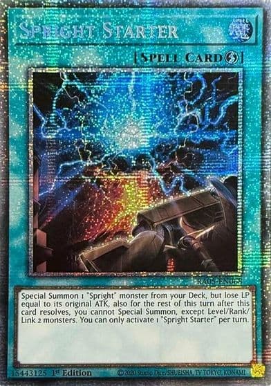 Spright Starter Starlight Rare Rarity Collection 5 Yu-Gi-Oh! card