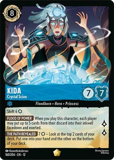Kida Crystal Scion Wilds Unknown Lorcana card