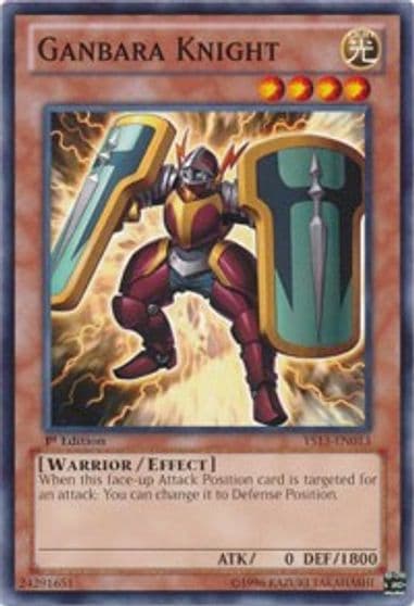 Ganbara Knight Super Starter: V for Victory Yu-Gi-Oh! card