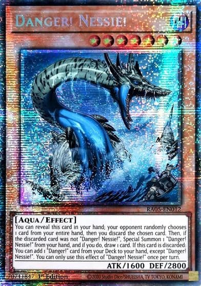 Danger Nessie Starlight Rare Rarity Collection 5 Yu-Gi-Oh! card