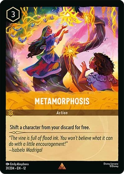 Metamorphosis Wilds Unknown Lorcana card