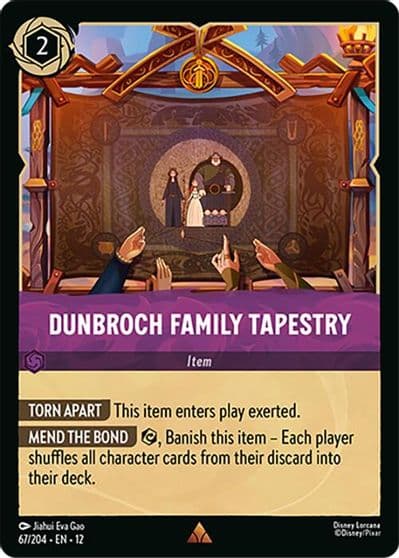 DunBroch Family Tapestry Wilds Unknown Lorcana card
