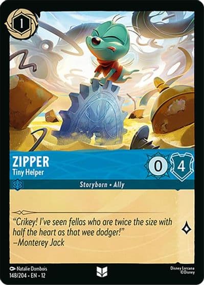 Zipper Tiny Helper Wilds Unknown Lorcana card