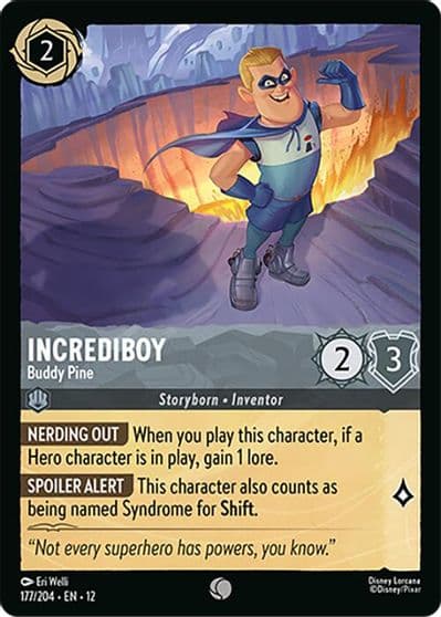 Incrediboy Buddy Pine Wilds Unknown Lorcana card