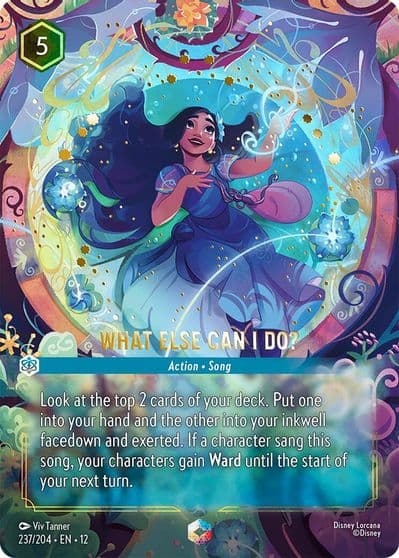 What Else Can I Do Enchanted Wilds Unknown Lorcana card