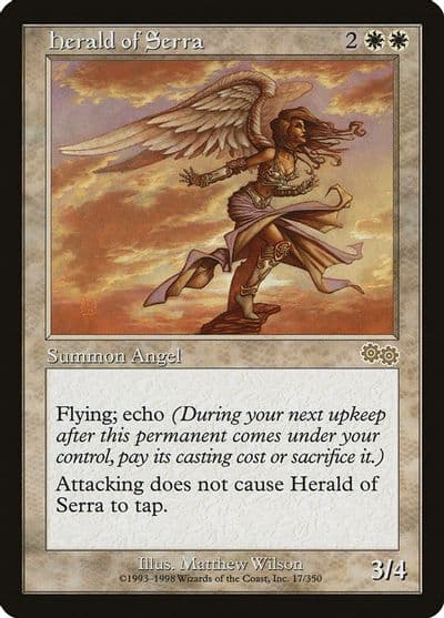 Herald of Serra Urza's Saga Magic card
