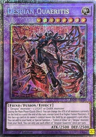 Despian Quaeritis Starlight Rare Rarity Collection 5 Yu-Gi-Oh! card