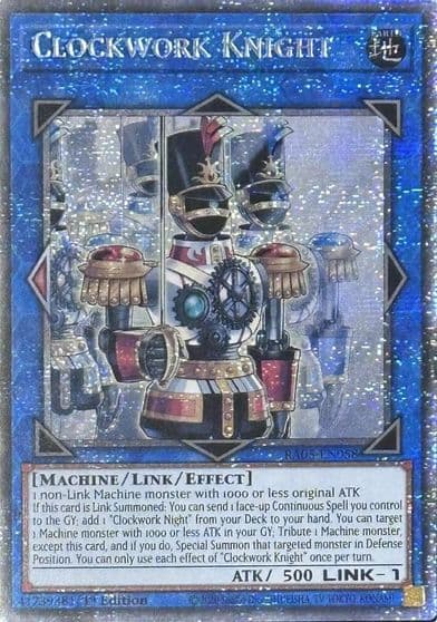 Clockwork Knight Starlight Rare Rarity Collection 5 Yu-Gi-Oh! card