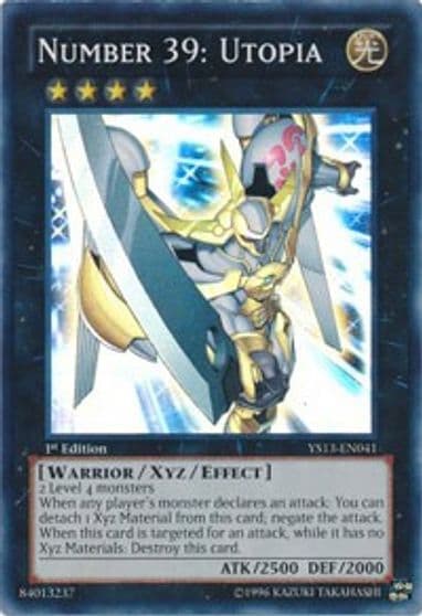 Number 39 Utopia Super Starter: V for Victory Yu-Gi-Oh! card