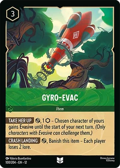 Gyro Evac Wilds Unknown Lorcana card