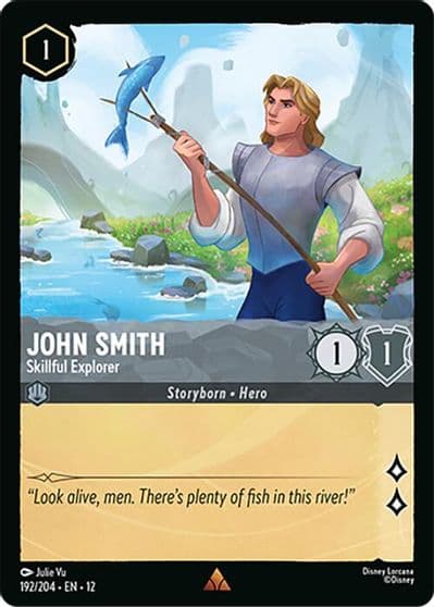 John Smith Skillful Explorer Wilds Unknown Lorcana card