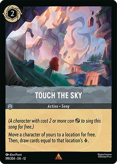Touch the Sky Wilds Unknown Lorcana card