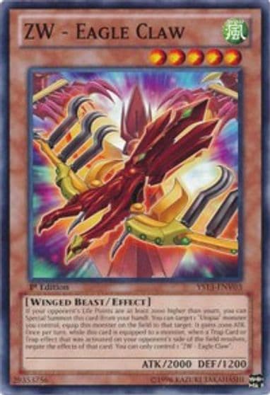 ZW Eagle Claw Super Starter: V for Victory Power-Up Pack Yu-Gi-Oh! card