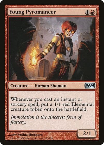 Young Pyromancer Magic 2014 (M14) Magic card