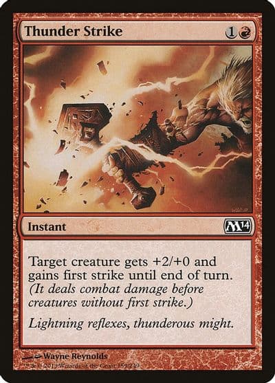 Thunder Strike Magic 2014 (M14) Magic card