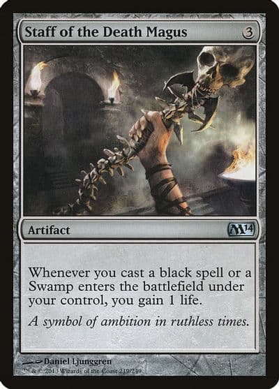 Staff of the Death Magus Magic 2014 (M14) Magic card