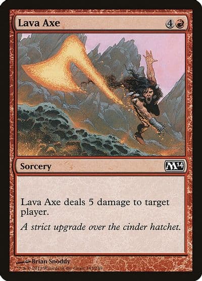 Lava Axe Magic 2014 (M14) Magic card