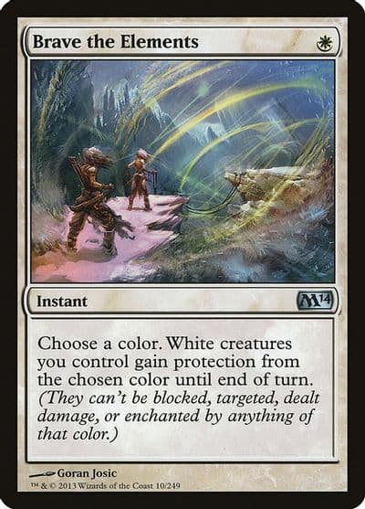 Brave the Elements Magic 2014 (M14) Magic card