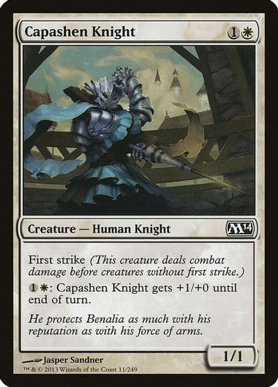 Capashen Knight Magic 2014 (M14) Magic card