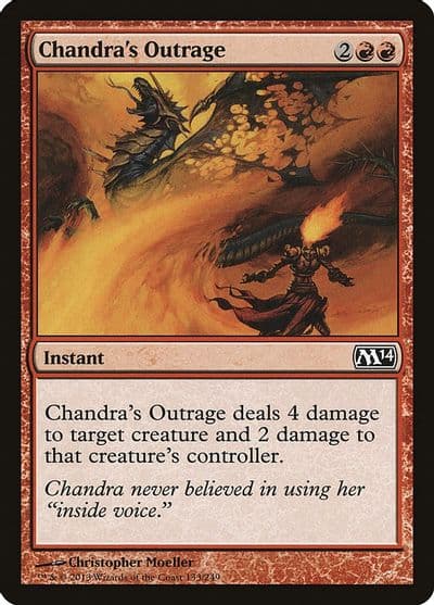 Chandras Outrage Magic 2014 (M14) Magic card