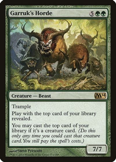 Garruks Horde Magic 2014 (M14) Magic card