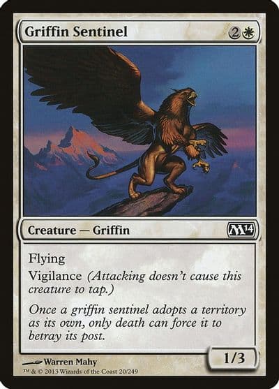 Griffin Sentinel Magic 2014 (M14) Magic card