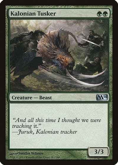 Kalonian Tusker Magic 2014 (M14) Magic card
