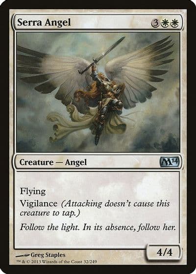 Serra Angel Magic 2014 (M14) Magic card