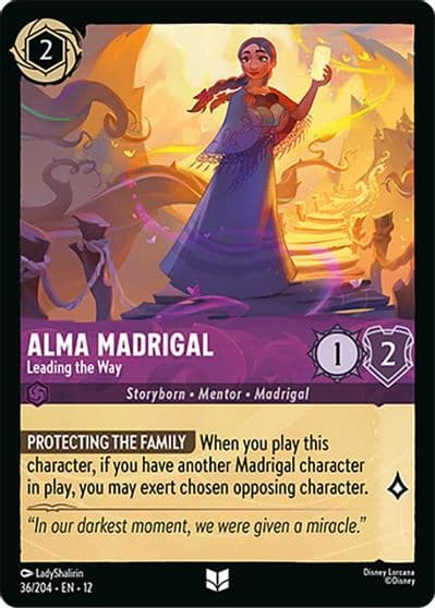 Alma Madrigal Leading the Way Wilds Unknown Lorcana card