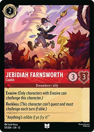 Jebidiah Farnsworth Cookie Wilds Unknown Lorcana card