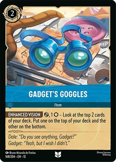 Gadgets Goggles Wilds Unknown Lorcana card