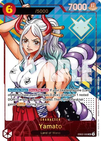 Yamato Serial Numbered One Piece Promotion Cards One Piece card