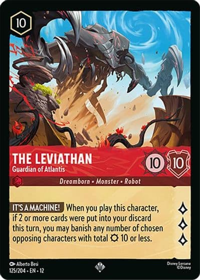 The Leviathan Guardian of Atlantis Wilds Unknown Lorcana card