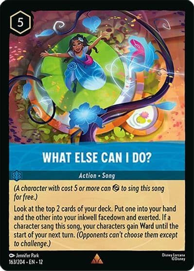 What Else Can I Do Wilds Unknown Lorcana card