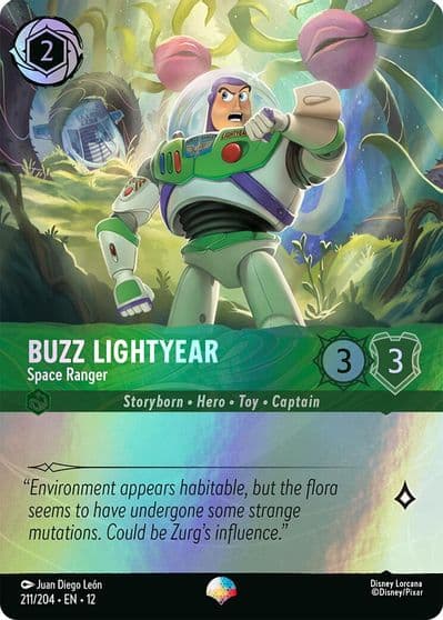 Buzz Lightyear Space Ranger Epic Wilds Unknown Lorcana card